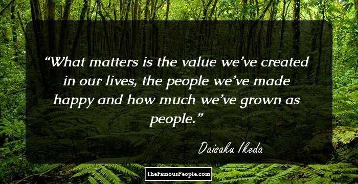 What matters by Daisaku Ikeda